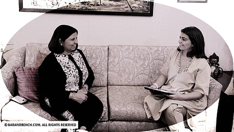 Justice Rekha Palli with Pallavi Saluja