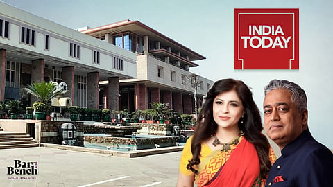 Shazia Ilmi, Rajdeep Sardesai and India Today and Delhi HC