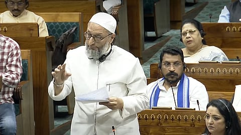 Asaduddin Owaisi in Lok Sabha