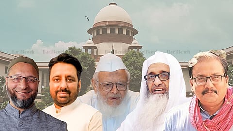 Supreme Court, Asaduddin Owaisi, Amanatullah Khan, Maulana Arshad Madani, General Secretary of AIMPLB Mohd Fazlurrahim, RJD MP Manoj Kumar jha