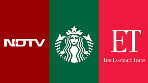 Starbucks, NDTV and  Economic Times declared well-known trademarks by IP office