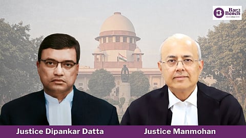  Justice Dipankar Datta, Justice Manmohan