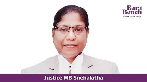  Justice MB Snehalatha