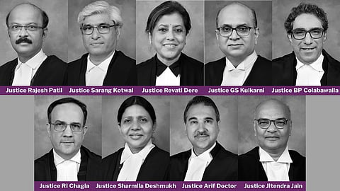Justices Rajesh Patil, Sarang Kotwal, Revati Mohite Dere, GS Kulkarni, BP Colabawalla, RI Chagla, Sharmila Deshmukh, Arif Doctor, Jitendra Jain