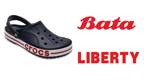 Crocs footwear, Bata and liberty