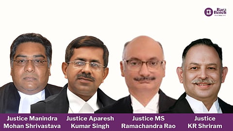 Justice Manindra Mohan Shrivastava, Justice Aparesh Kumar Singh, Justice MS Ramachandra Rao, Justice KR Shriram