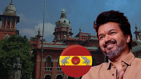 Madras High Court, TVK flag and Actor Vijay