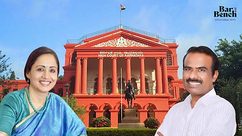 Shalini Rajneesh (L), N Ravikumar (R), Karnataka High Court