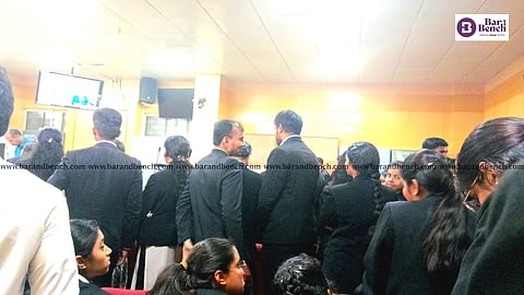 Crowded Courtroom