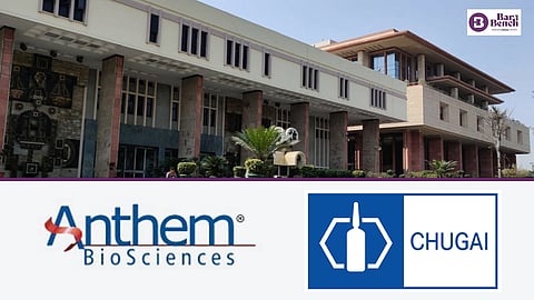 Delhi HC and Anthem Biosciences Limited  logo and Chugai Seiyaku Kabushiki Kaisha