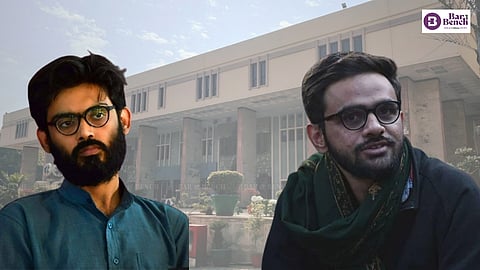Delhi High Court with Umar Khalid and Sharjeel Imam 