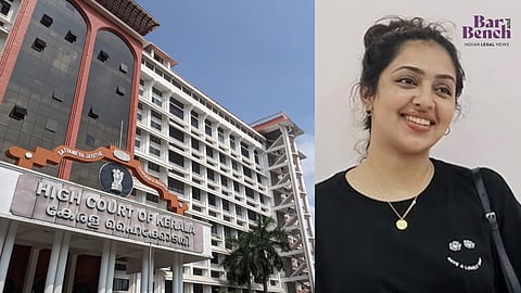  Lakshmi Menon with Kerala High Court
