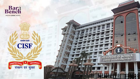 CISF logo, Kerala High Court