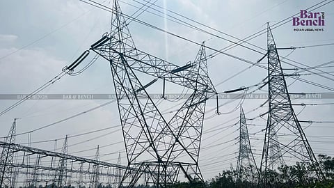 Electricity transmission towers