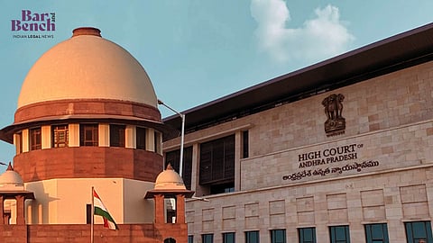 Supreme Court with Andhra Pradesh High Court