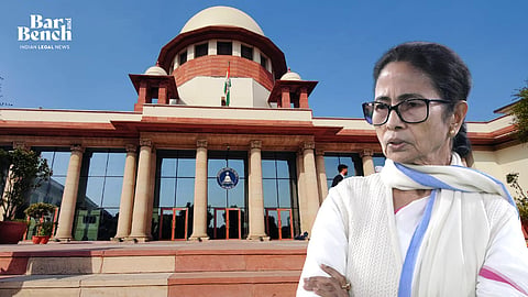 Mamata Banerjee with Supreme Court