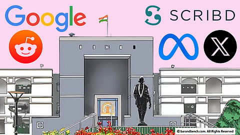 Meta India, Google, X, Reddit and Scribd