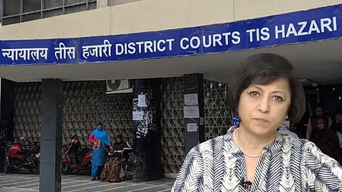 Moneylife Managing Editor Sucheta Dalal and Tis Hazari Court