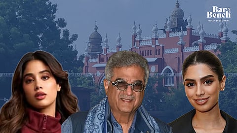 Boney Kapoor, Janhvi Kapoor and Khushi Kapoor