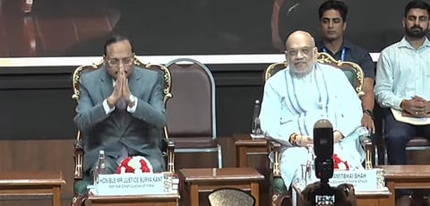 CJI Kant with Union Home Minister Amit Shah
