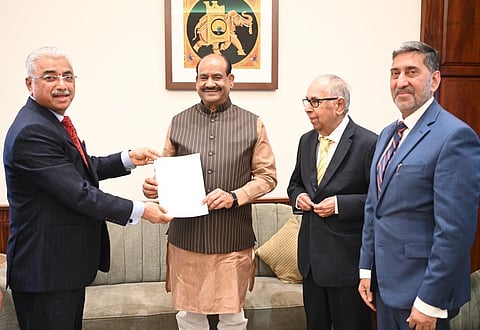 Judges Inquiry Committee with Speaker Om Birla
