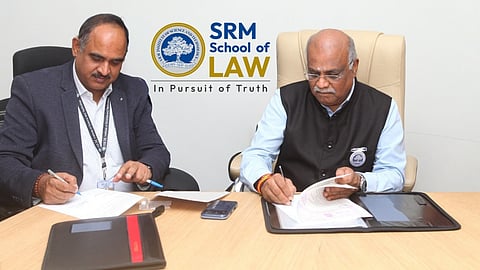 Dr. YSR Murthy, Provc-Law (SRMIST) and Dr. Veerappan V, Co-founder and President of Tessolve Semi Conductor Private Limited