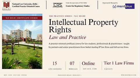 NLU Delhi x Mentblue IP course