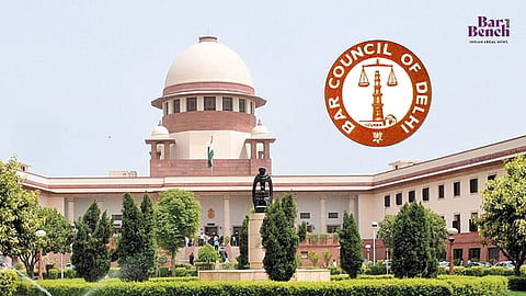 Supreme Court and Bar Council of Delhi logo