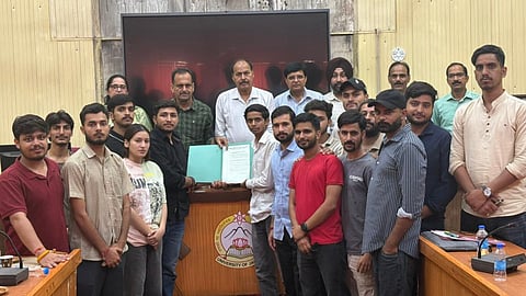 Jammu University protest
