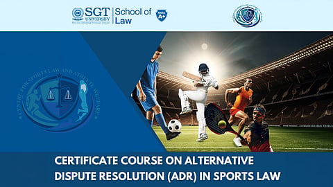 Certificate Course on ALTERNATIVE Dispute resolution (ADR)