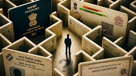 The State that knows everything about you, except whether you are Indian
