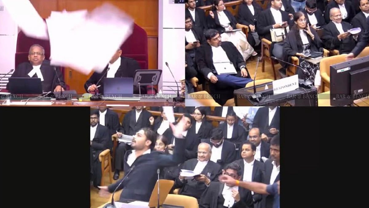 Supreme Court lets off litigant who flung files, abused CJI inside courtroom