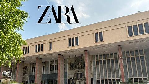 Zara logo with Delhi High Court