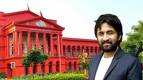 actor Siddhant Kapoor with Karnataka High Court