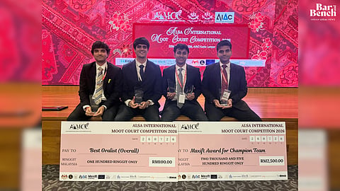 L to R : Anay Pratap Singh, Varun Pratap Singh, Shiven Gupta and Vandit Sharma