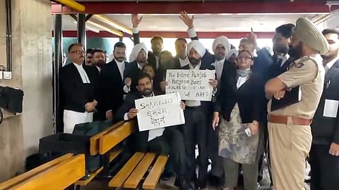 Lawyers' protest