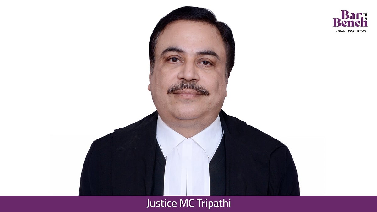 Centre clears appointment of Justice MC Tripathi as Chief Justice of Bombay High Court