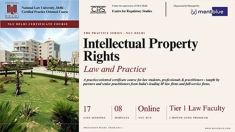 NLU Delhi x Mentblue Intellectual Property Rights Course