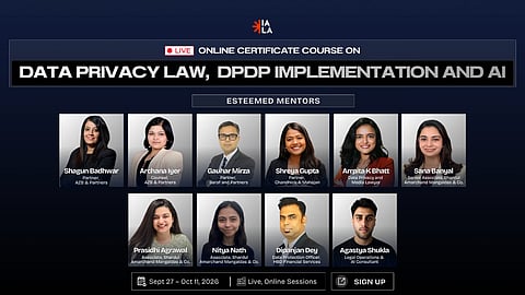 IALA Data Privacy Law, DPDP Implementation & AI Course