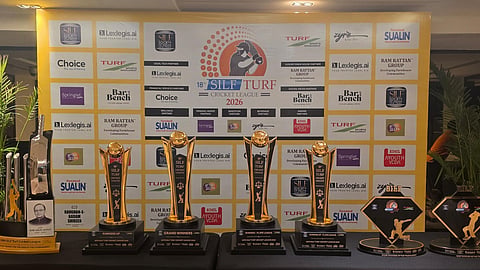 18th SILF Turf Cricket League trophies