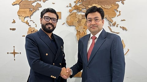 Harsh Patel with Aniket Gautam