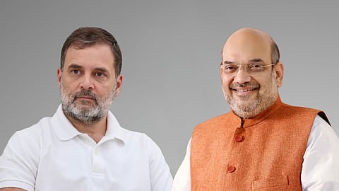Rahul Gandhi and Amit Shah