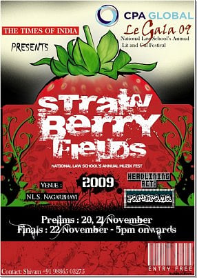 Strawberry Fields Forever – NLSIUs rock fest starts