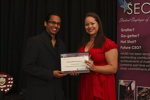 NUALS Alumnus bags Student Employee of the Year  International Student Award in UK