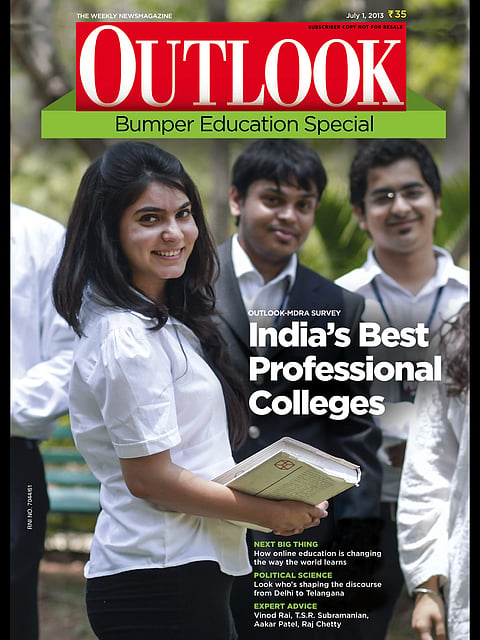 Outlook Rankings 2013: NLSIU Bangalore ranked the best law school in the country followed by NALSAR Hyderabad and NLIU Bhopal