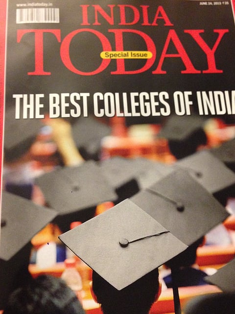 India Today College Rankings 2013 – NALSAR replaces NLSIU at top; CLC in third place while NUJS and NLIU complete top 5
