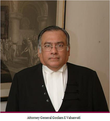 The Insiders Part I: The Office of Attorney General Goolam E Vahanvati