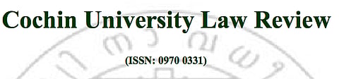 Call for Papers: Cochin University Law Review (Submit by August 20, 2014)