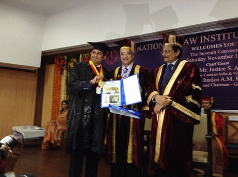 NLIU Bhopal hosts its seventh Convocation Ceremony for Class of 2014