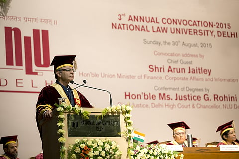 Arun Jaitley, Justice G Rohini attend NLU Delhi’s 3rd convocation